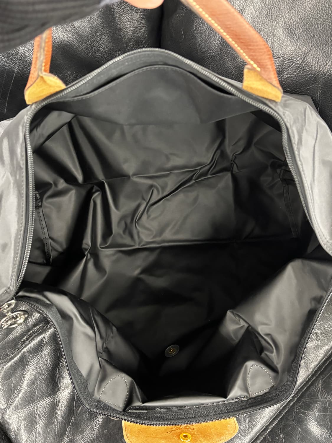 롱샴 르 플리아쥬 블랙 토트백 상품이미지6