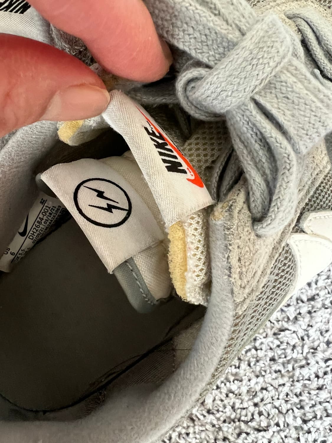 나이키 x 사카이 x 프라그먼트 LD와플 '라이트 스모크 그레이 상품이미지3