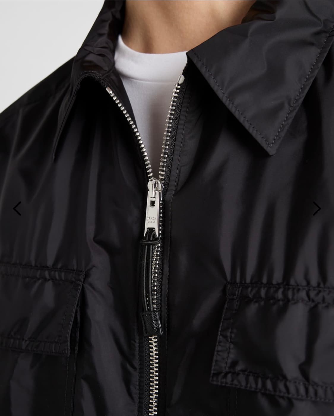 프라다 / 리나일론 반팔 셔츠 자켓 / L 상품이미지5