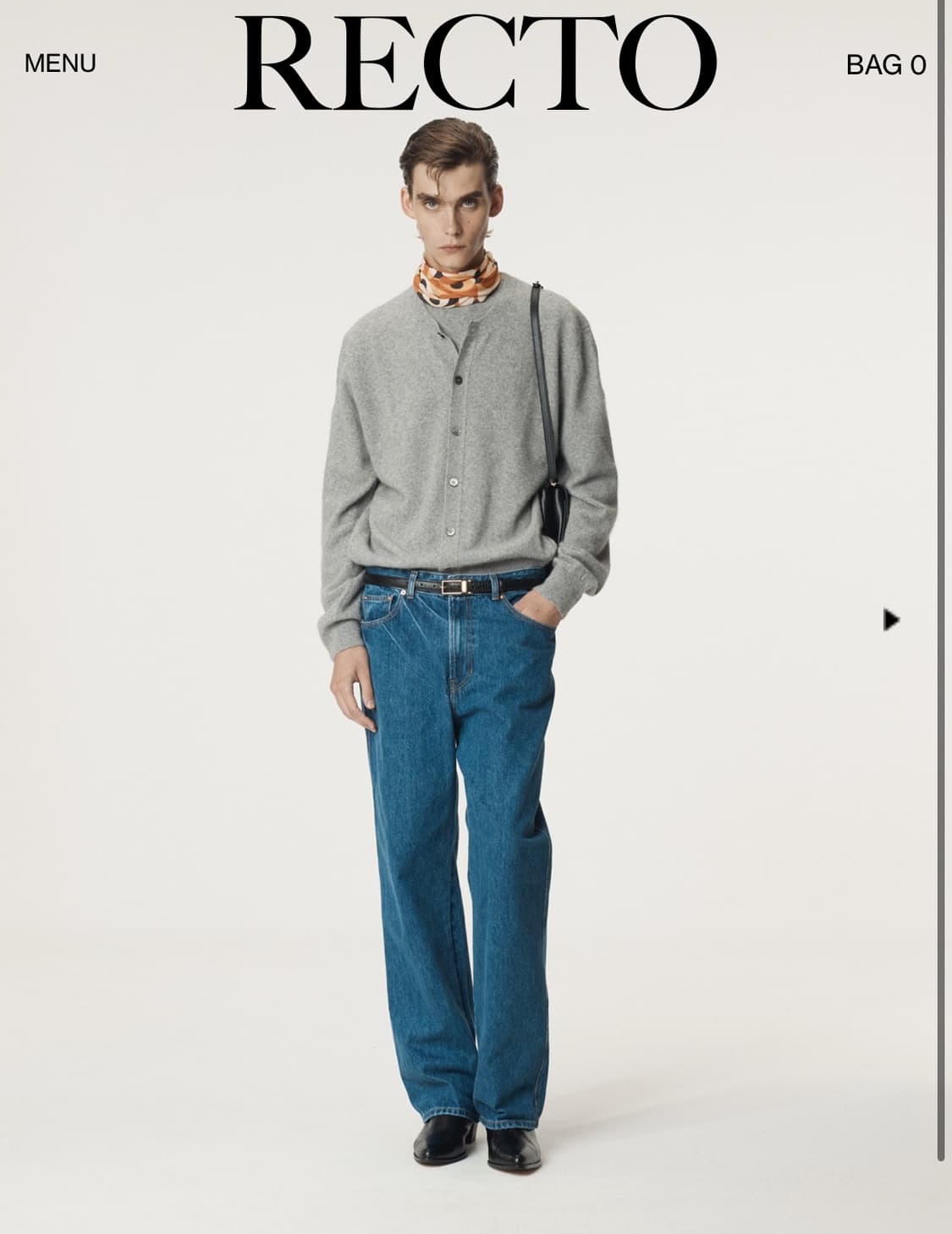 렉토 레이어드 니트 가디건 새상품 상품이미지1