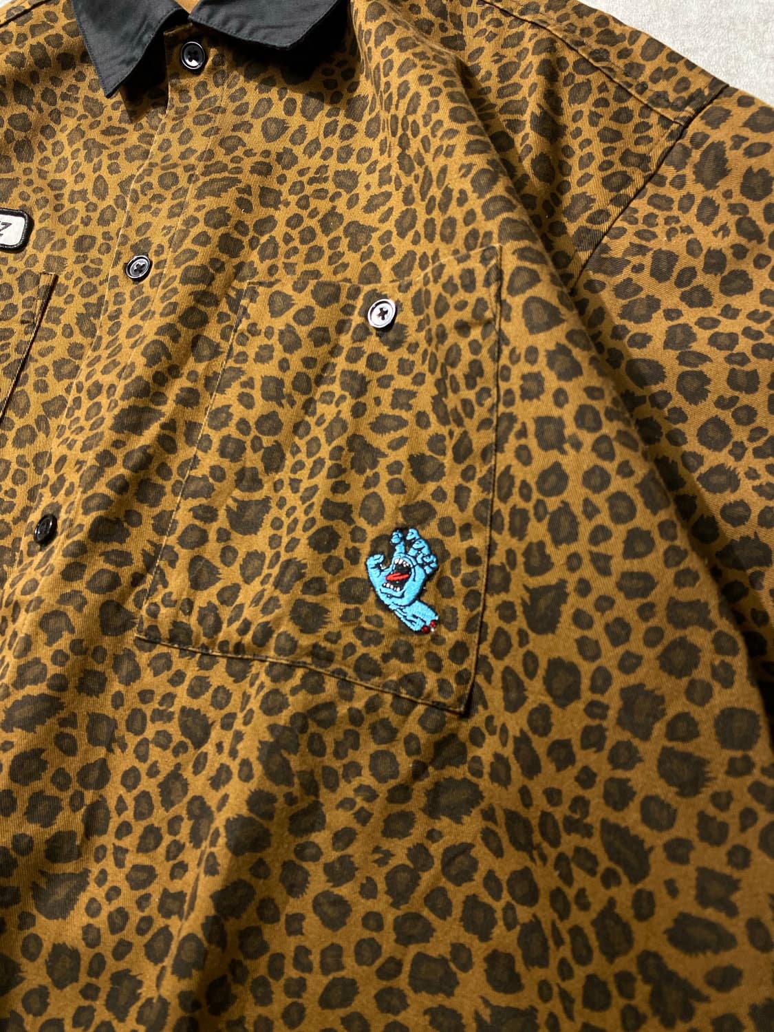 [M] Santa Cruz 산타크루즈 레오파드 반팔셔츠 상품이미지3