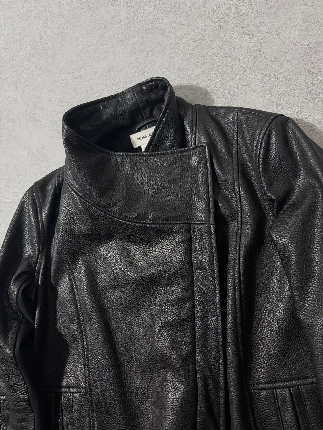 10FW 헬무트랭 랭 하이넥 램스킨 자켓 상품이미지3