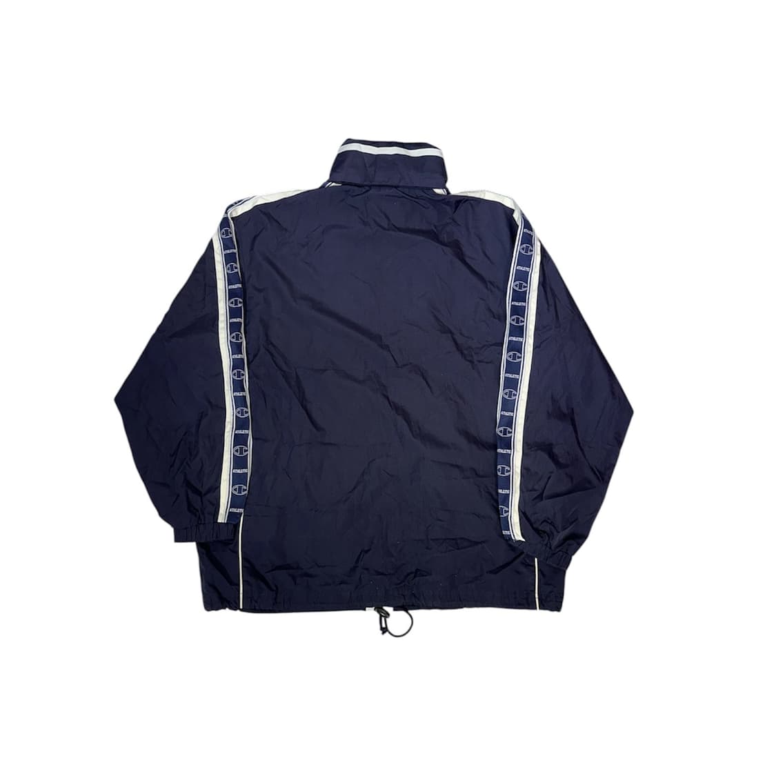 챔피온 네이비 일본판 그린탭 화이트 사이드 라인 바람막이 자켓 M 상품이미지6