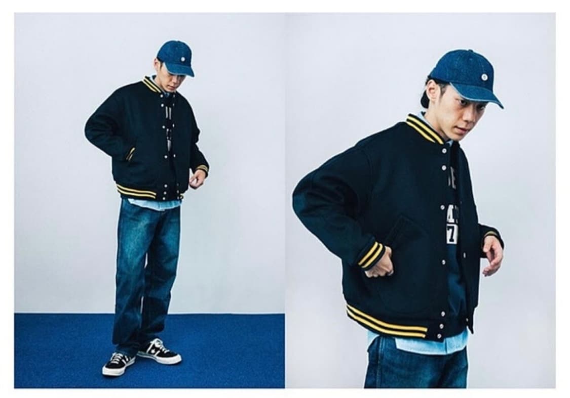 네이머클로딩 울 바시티 자켓 네이비 XL 상품이미지4