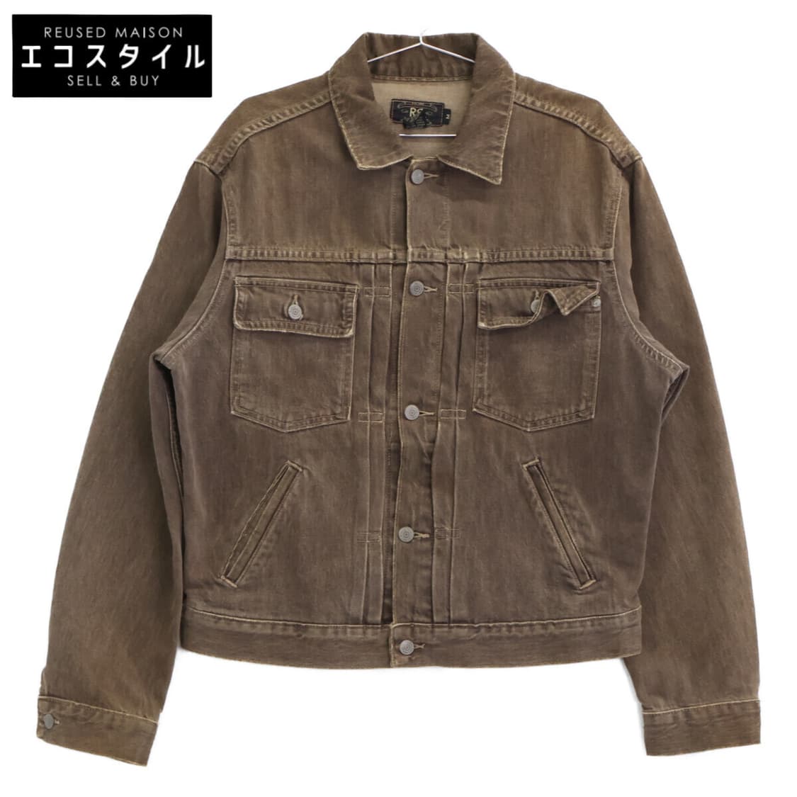 90s USA RRL 더블알엘 데님트러커 상품이미지1