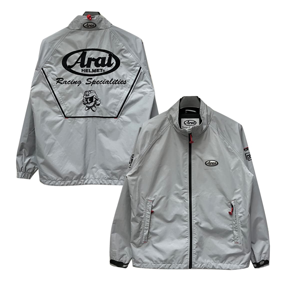 Arai 아라이 구형 실버 그레이 바람막이 자켓 M 상품이미지1