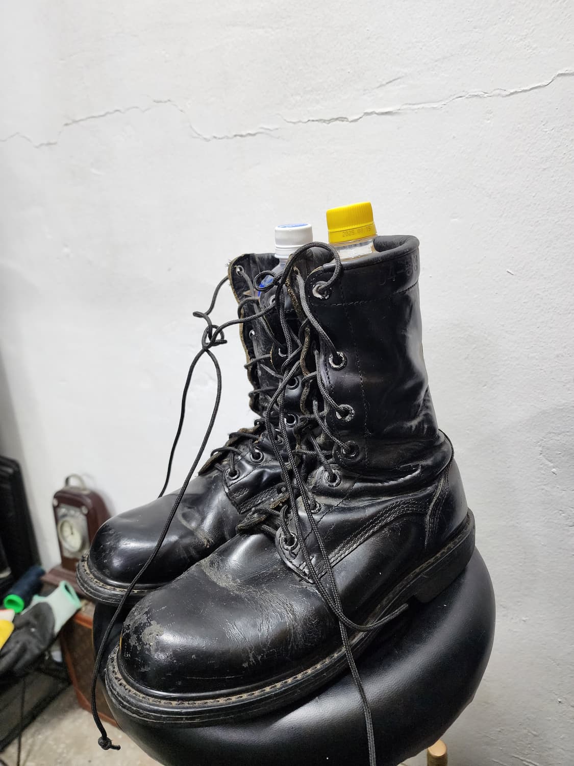 리얼레더 00s 밀리터리 군용 전투화 상품이미지1