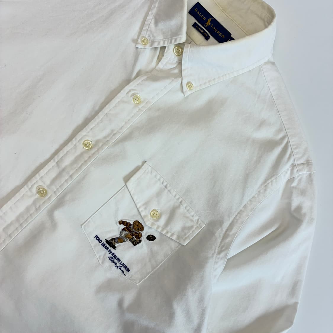 Polo   폴로 랄프로렌 자수 럭비베어 옥스퍼드 셔츠 상품이미지3