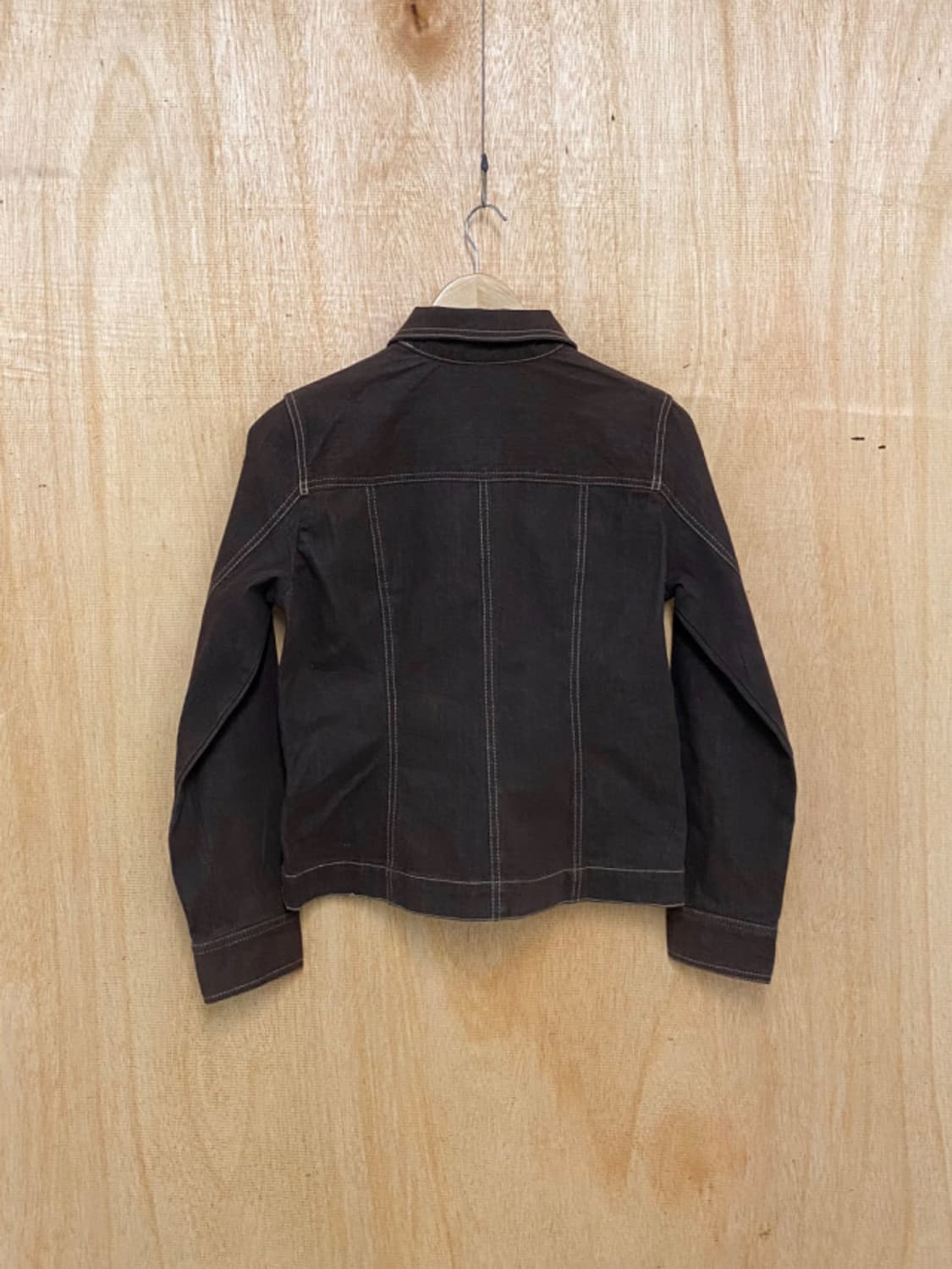 VTG leather denim jacket 빈티지 레더 데님 자켓 상품이미지4