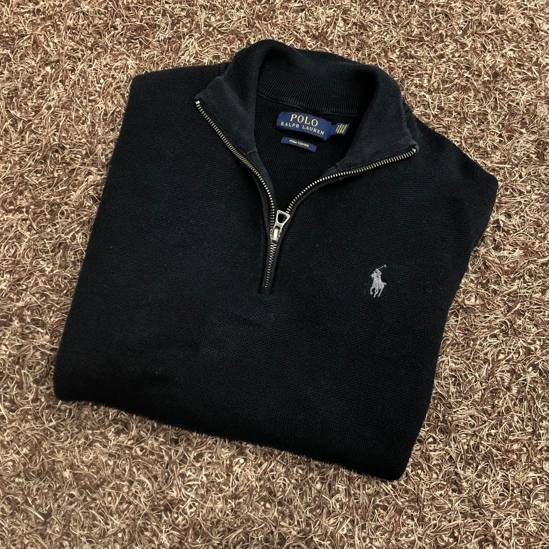 폴로 랄프로렌 하프집업 코튼 니트 상품이미지1