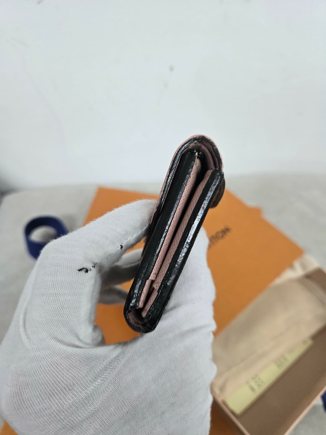 [보증서 정품]루이비통 미니 중지갑 상품이미지1