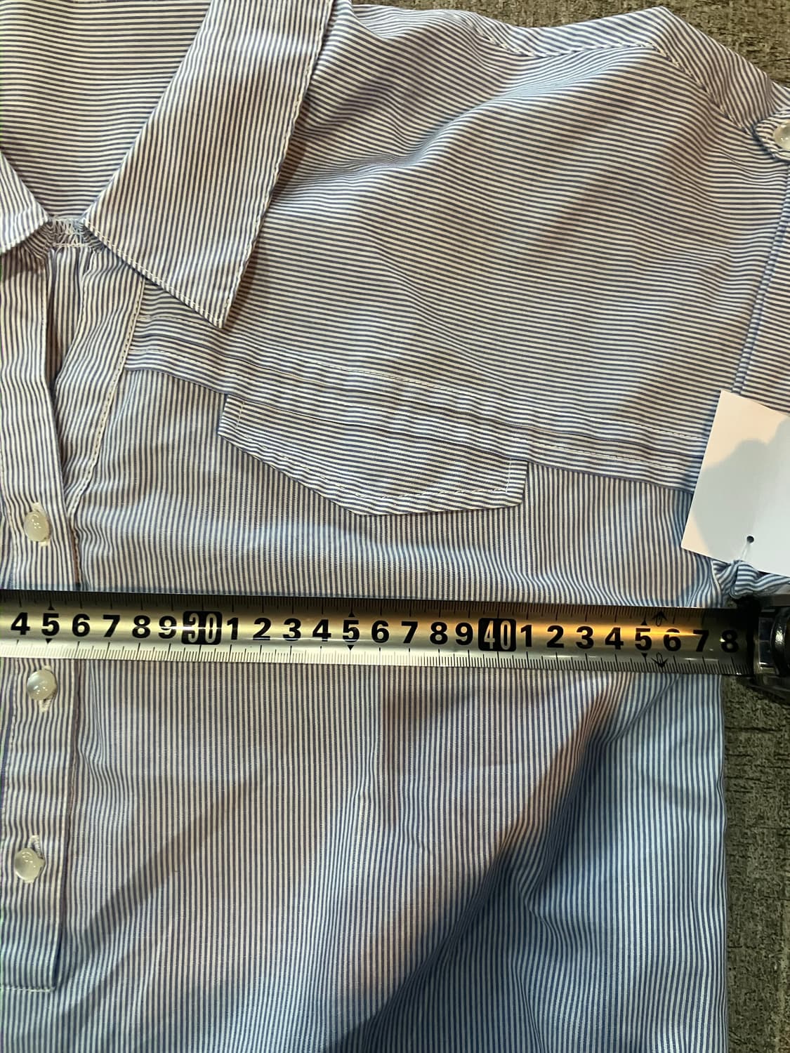 일본 Grove 그로브 핀터깔y2k긱시크 투포켓 셔링반팔셔츠 상품이미지2