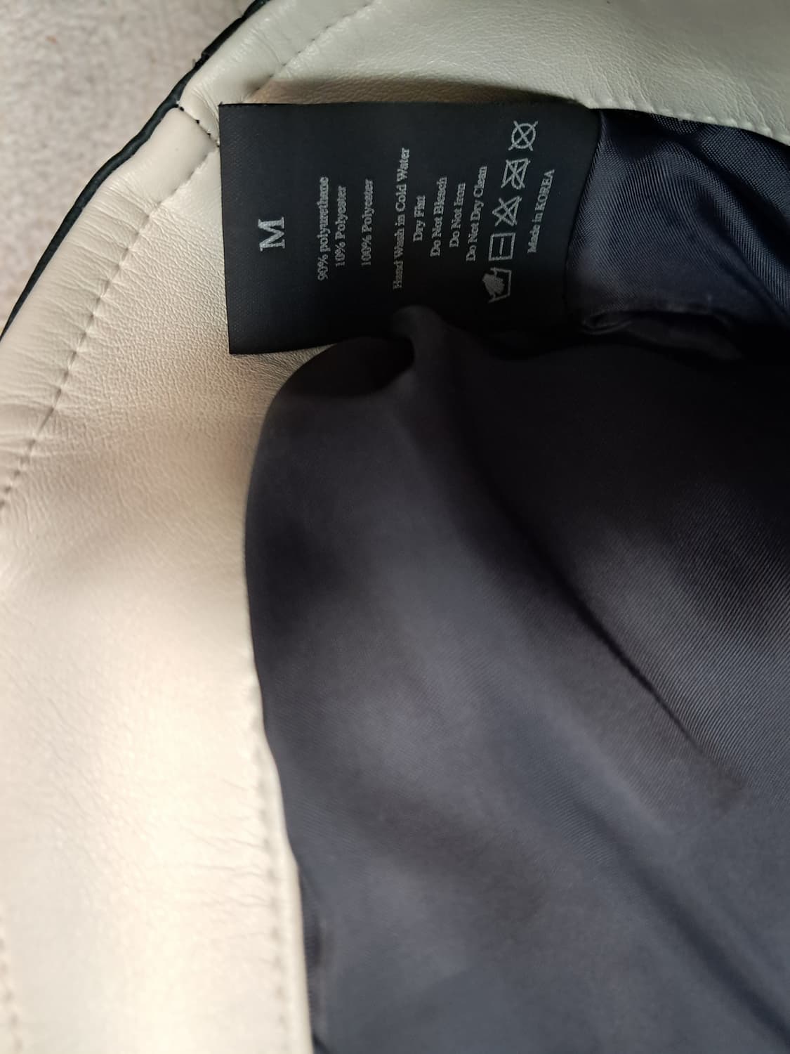 민타임 비건레더  자켓 상품이미지4