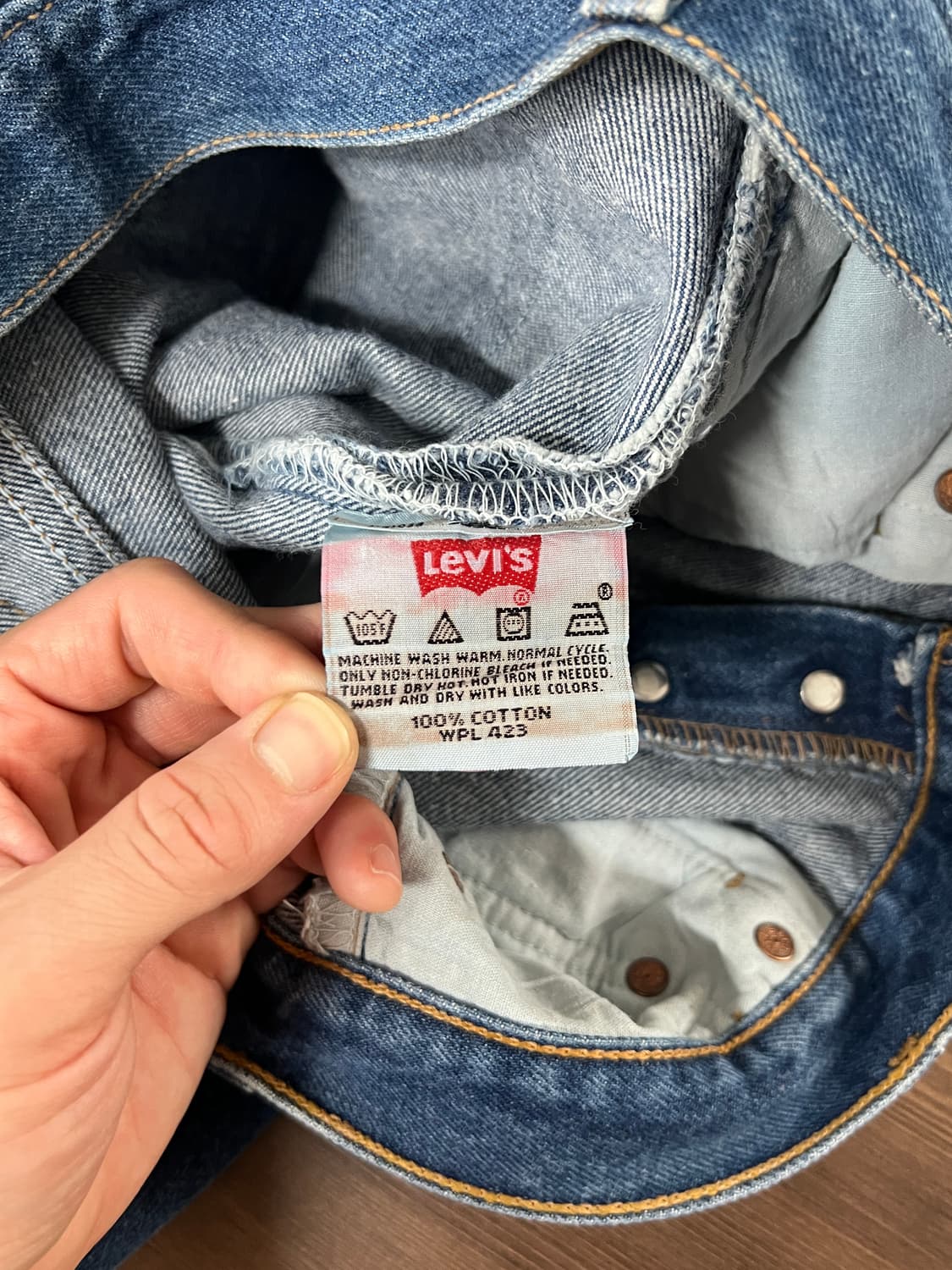 00s Levis 리바이스 501 버튼플라이 스트레이트 데님 팬츠 상품이미지8