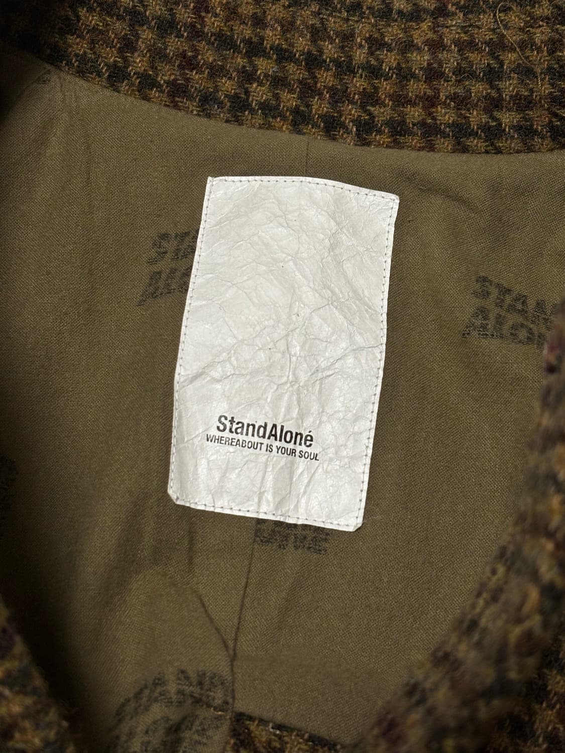 스탠드얼론 FW18 체크 오버 발마칸 코트 상품이미지7