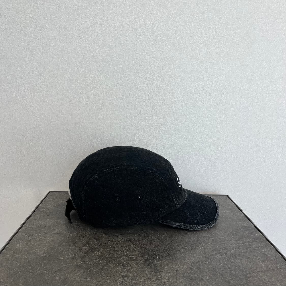 (OS) 슈프림 박스로고 캠프캡 모자 데님 블랙 상품이미지3