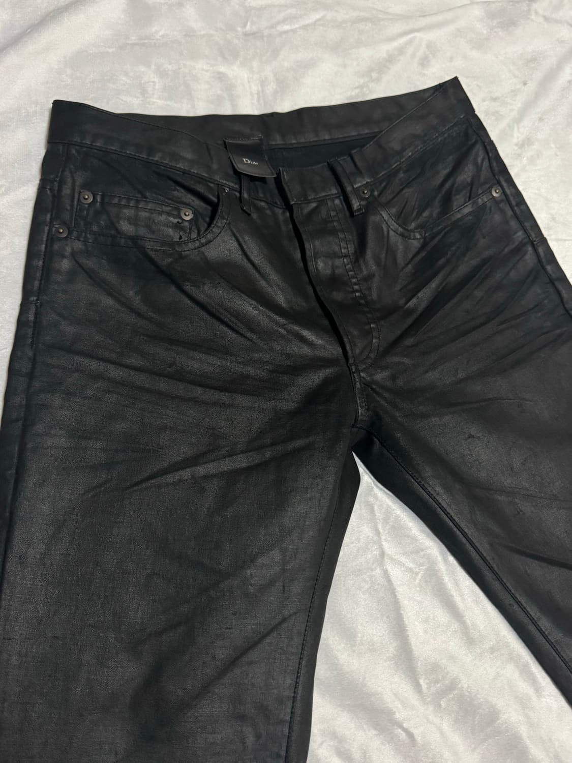 Dior homme AW2003 Luster coated jeans 상품이미지3