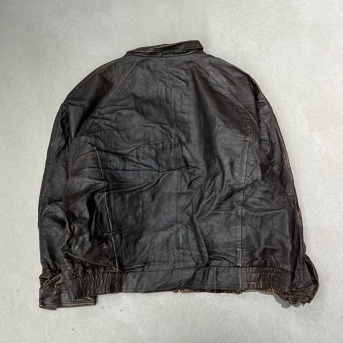 윌슨 레더 브라운 자켓 s09189 상품이미지2