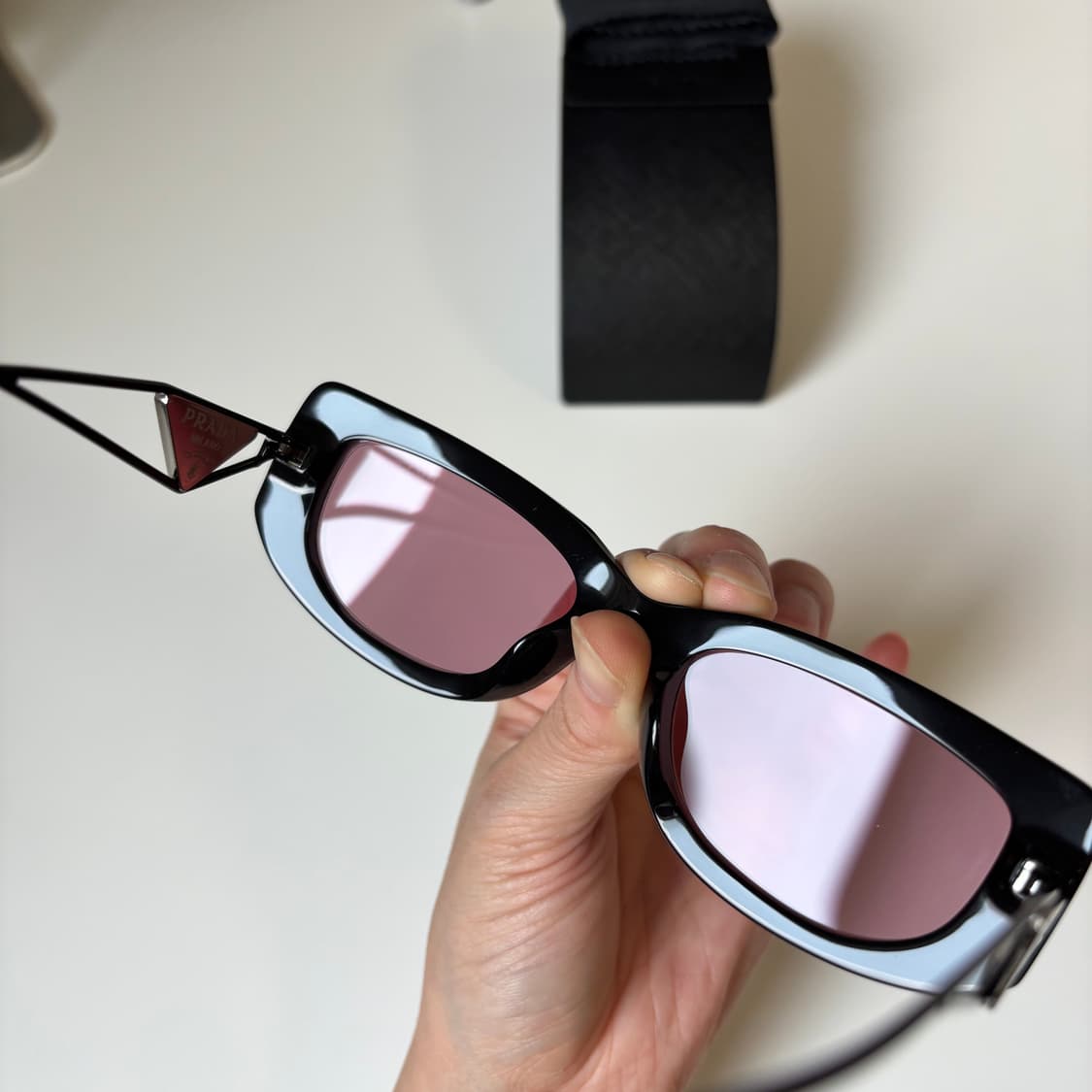 PRADA 25SS 핑크 틴티드 선글라스 (풀구성) 상품이미지7