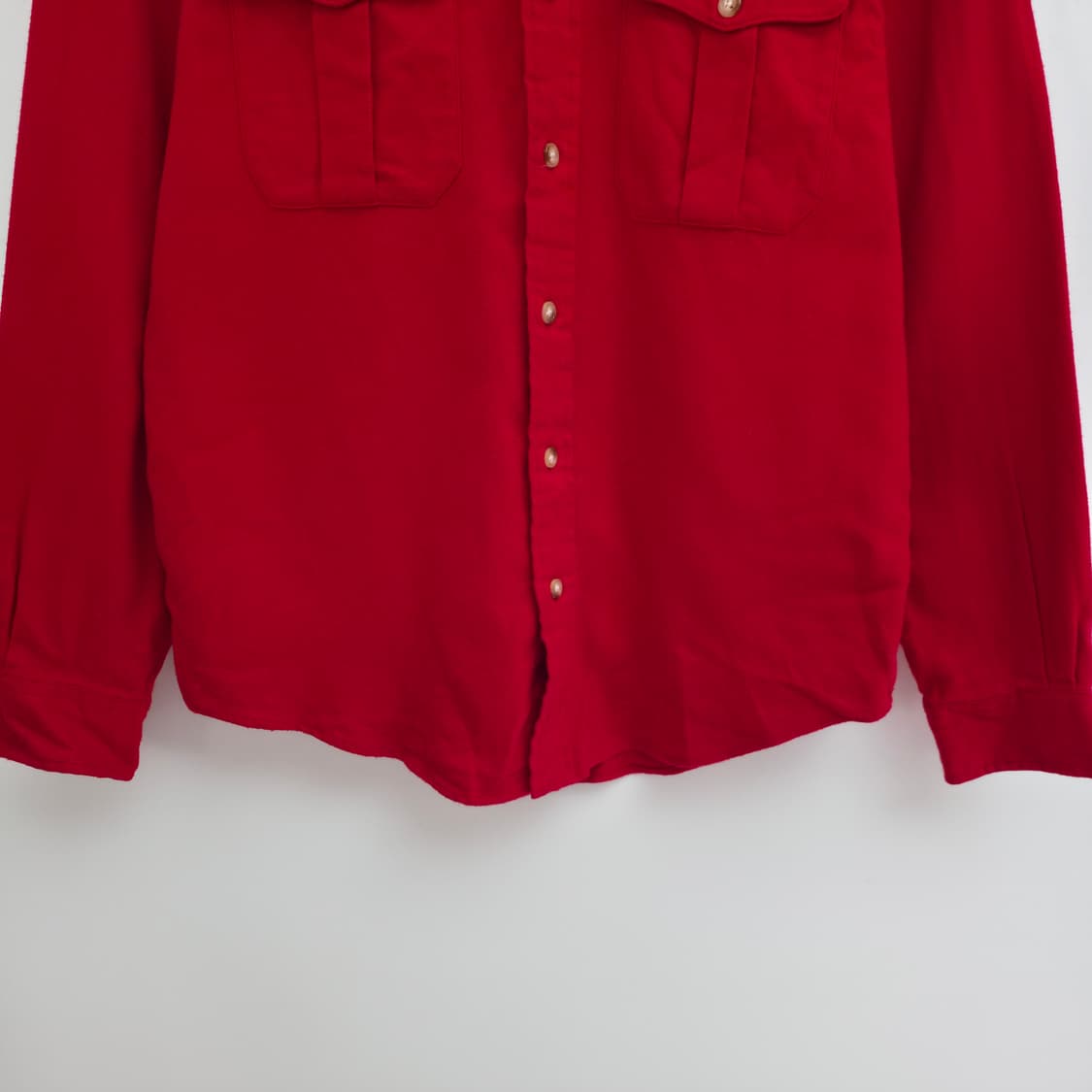 [L] 폴로 랄프로렌 코튼 레드 셔츠 상품이미지3