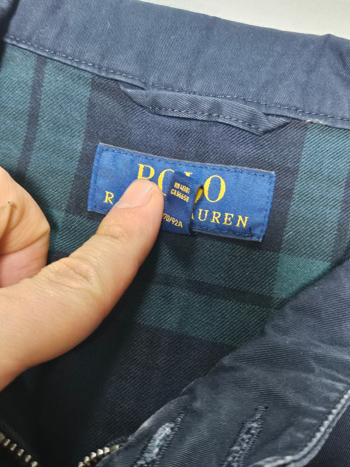 17s 폴로랄프로렌 블루종 자켓 네이비 S 상품이미지5