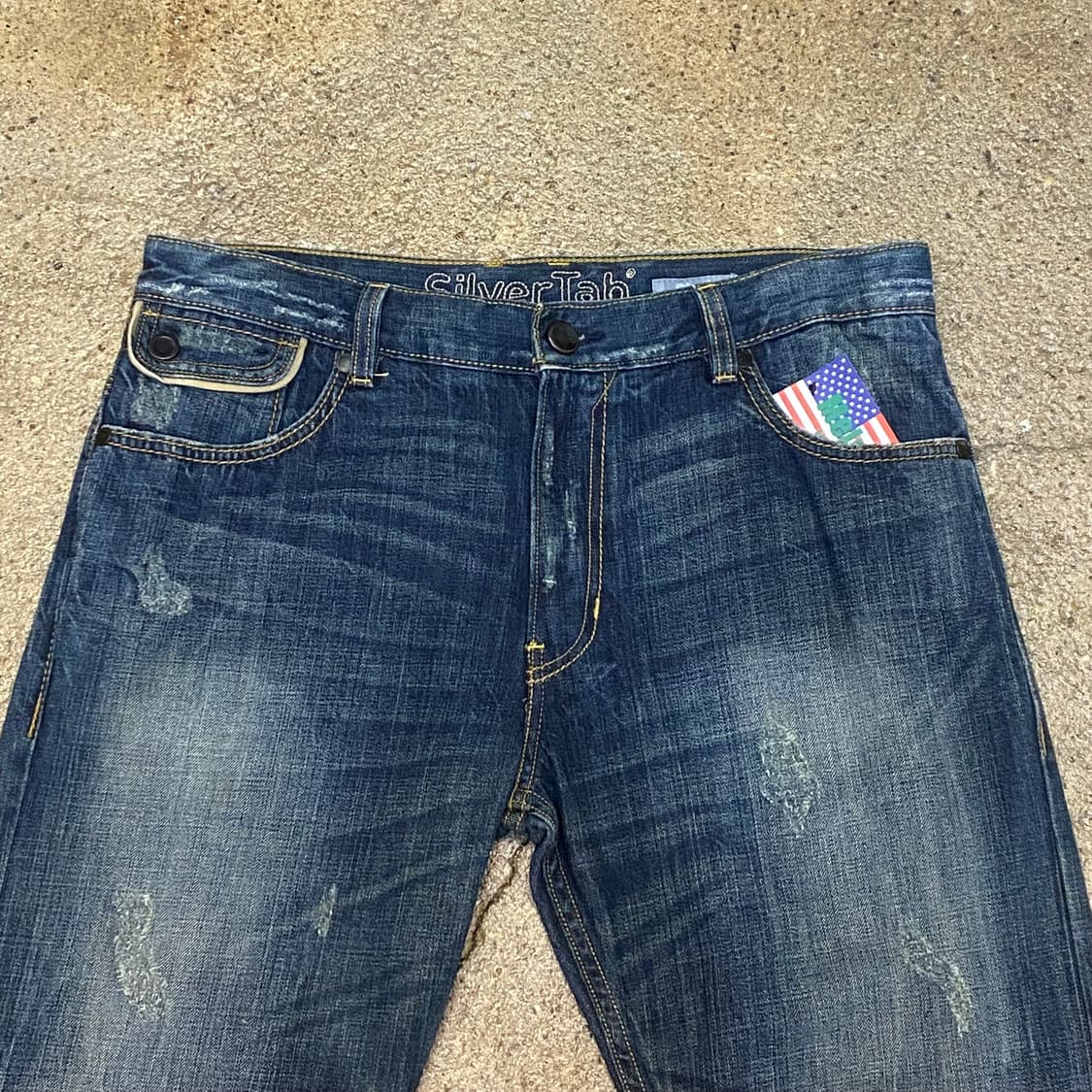 USA 빈티지 실버탭 청바지 상품이미지2