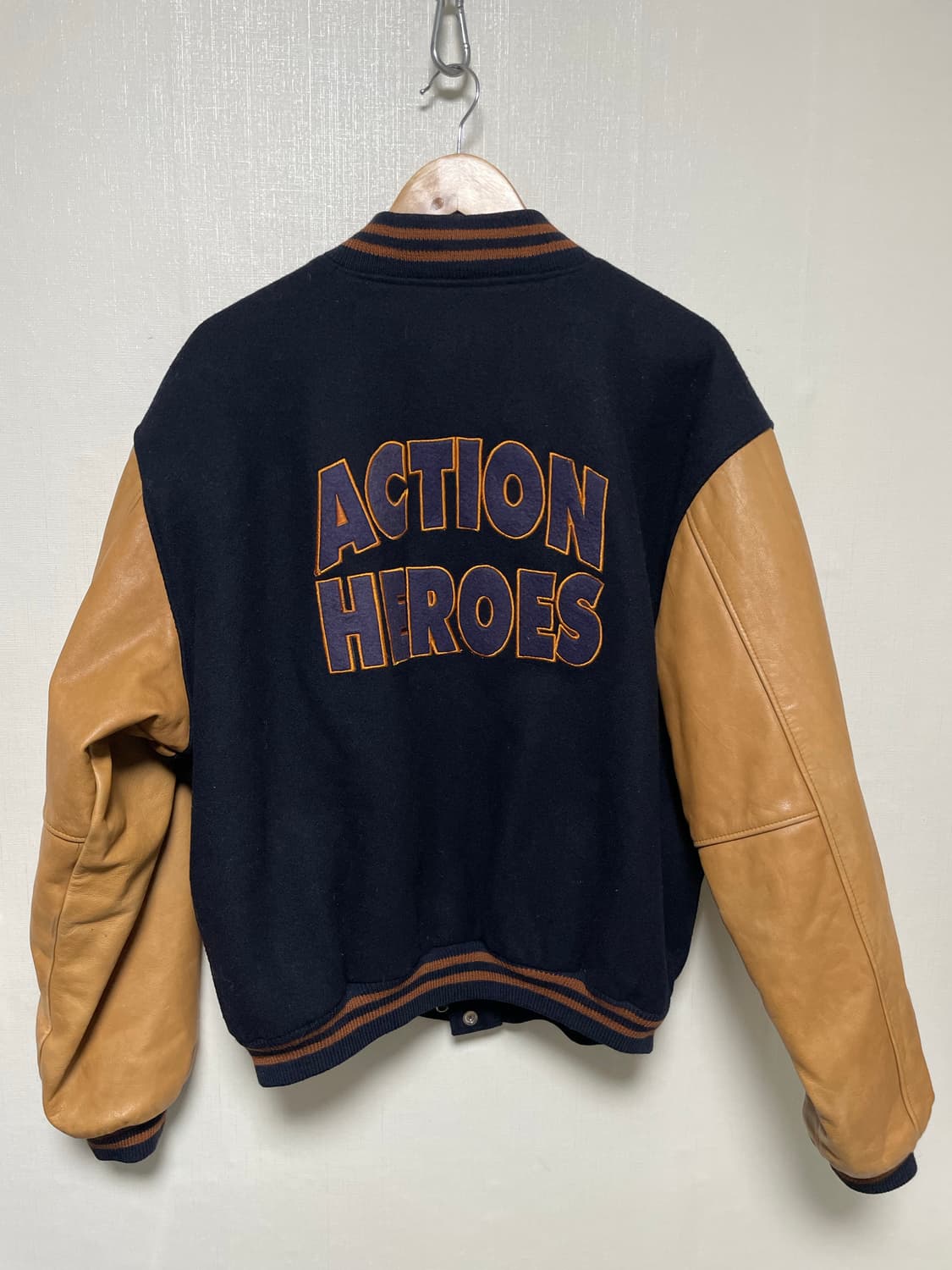 골든베어 90s Made USA 포드 빈티지 바시티자켓 초희귀 XL 상품이미지2