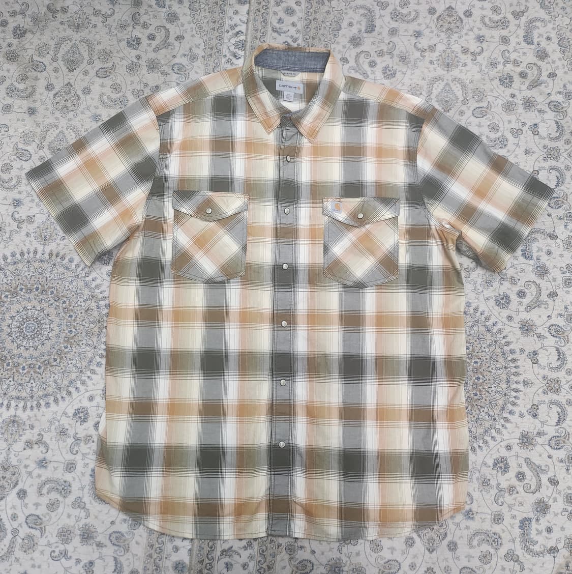 칼하크 체크 워크 셔츠 2XL 상품이미지1