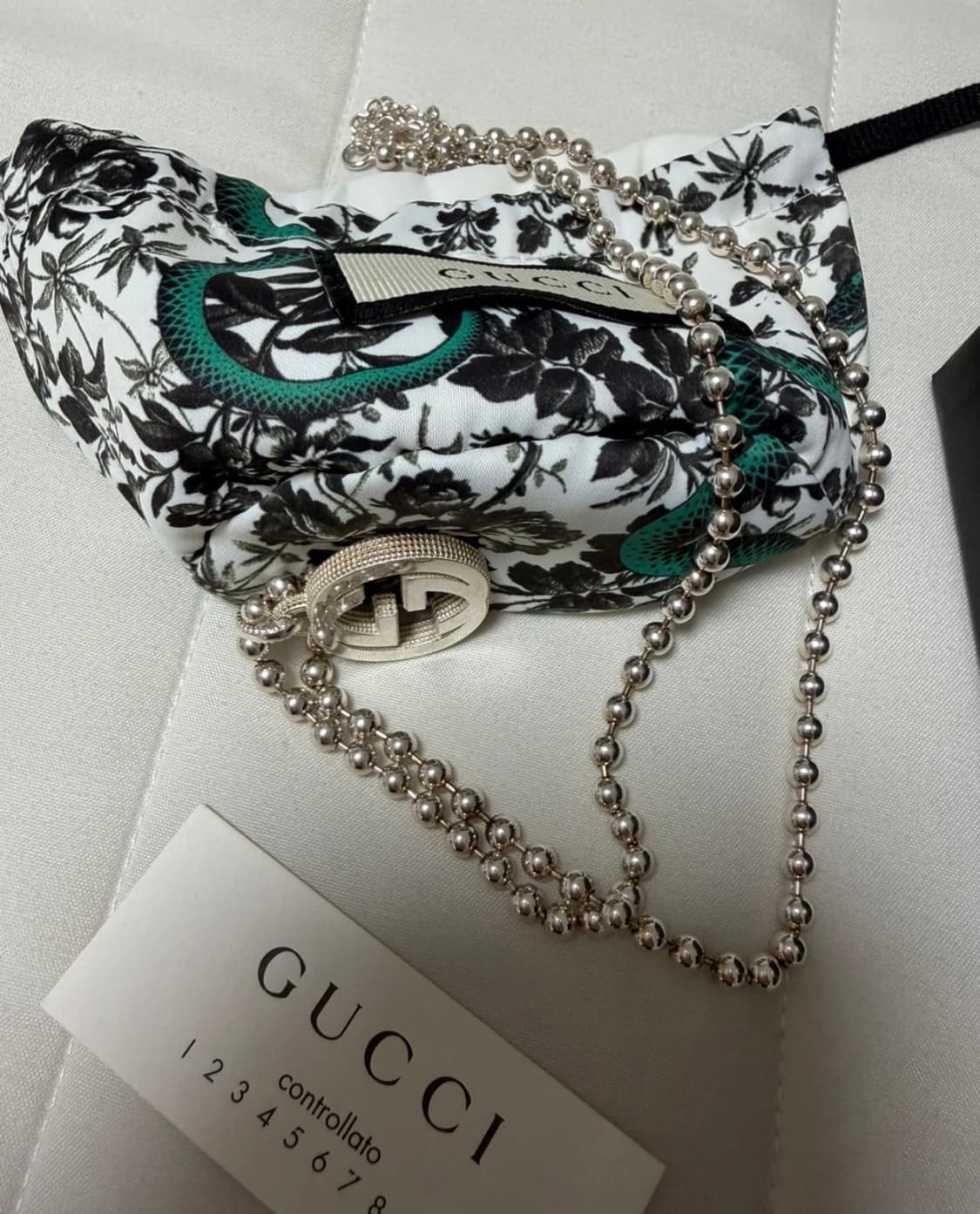 구찌 볼체인 목걸이 풀박스 (최저가/네고사절) 상품이미지4