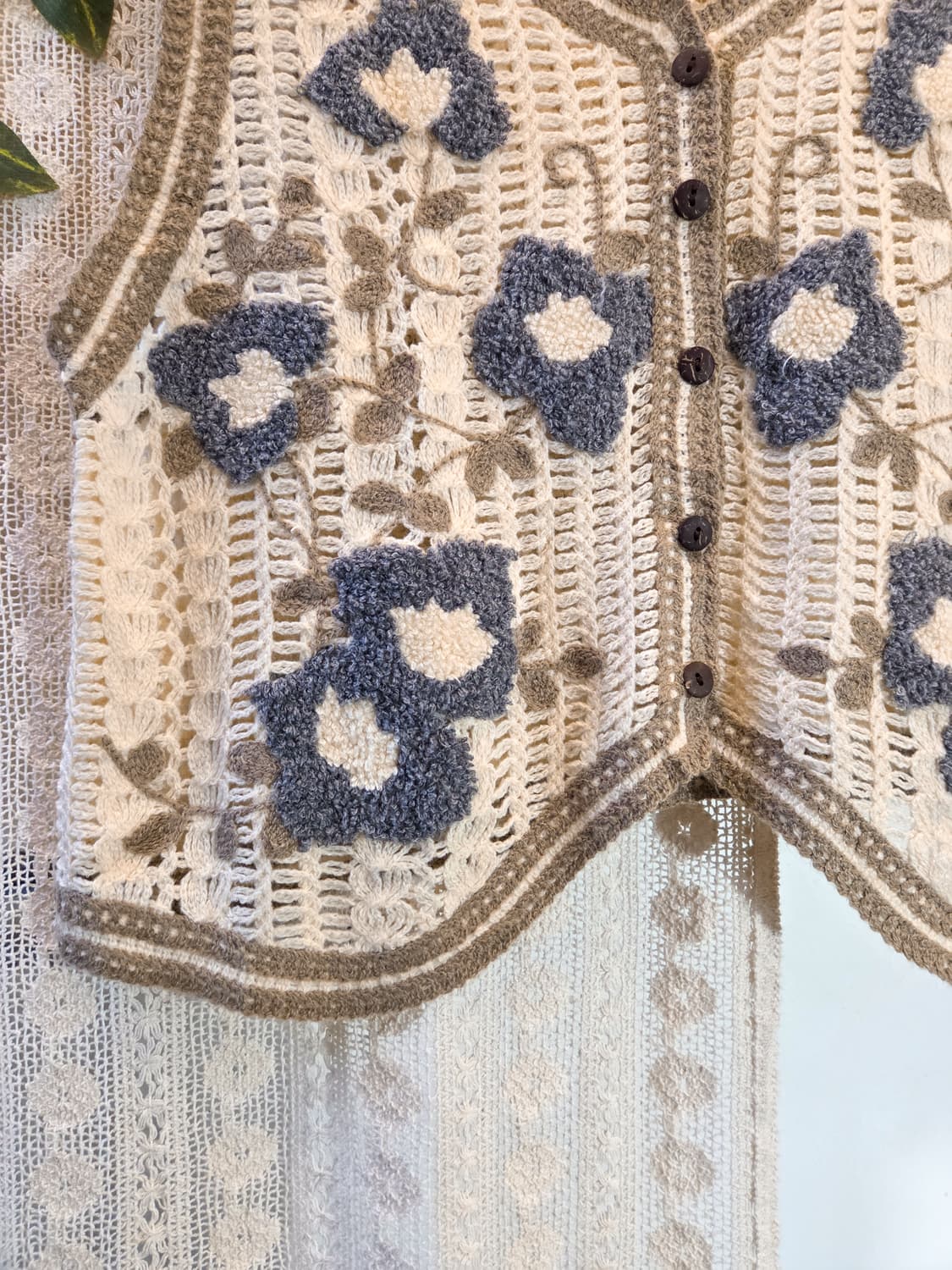 꽃자수 코지 뜨개 베스트 상품이미지3