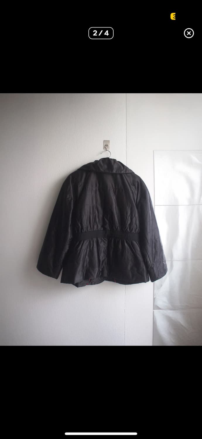 shirring round collar padded coat 상품이미지2