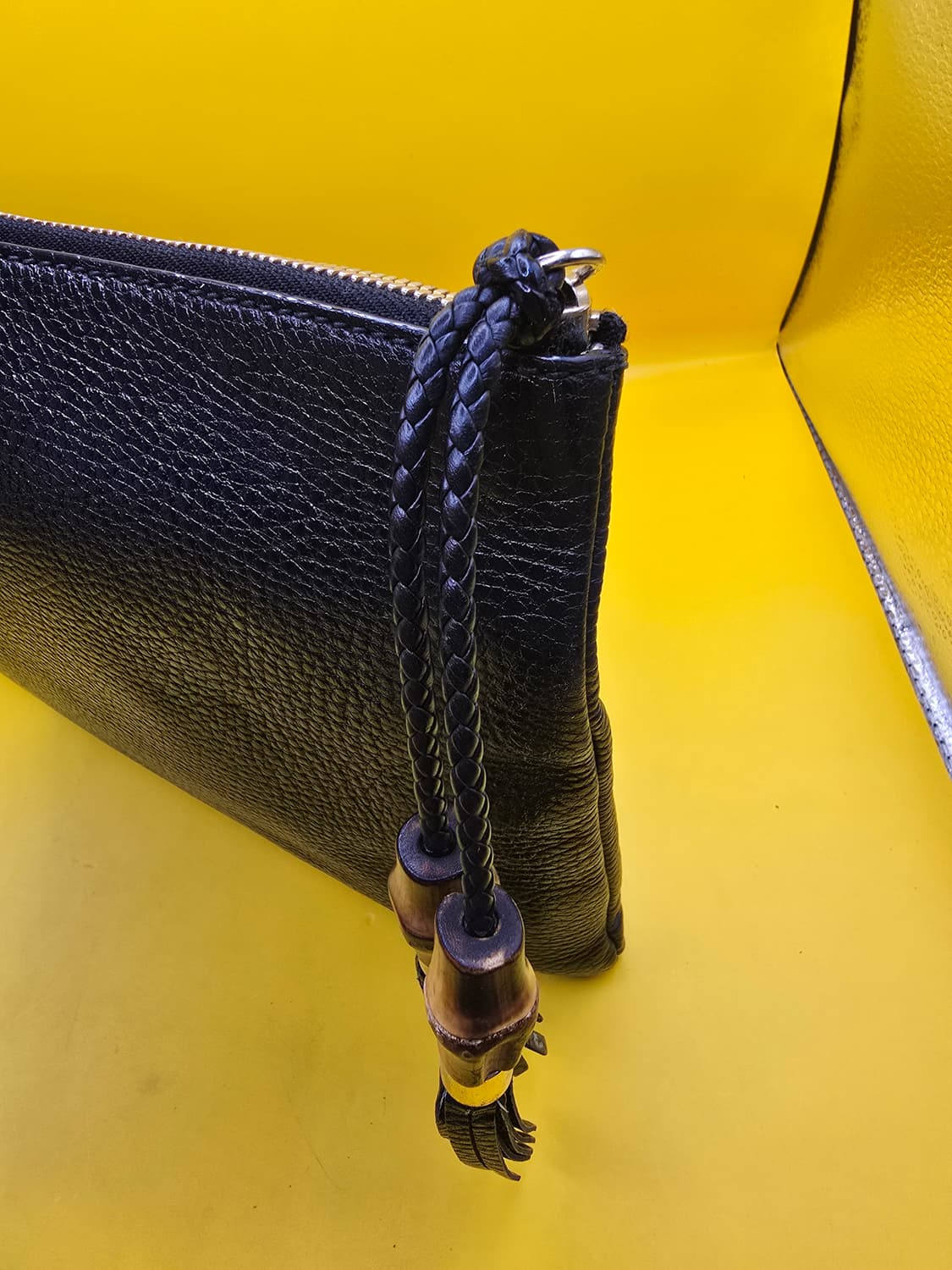 (정품)구찌 뱀부 가죽클러치/남녀공용 상품이미지3