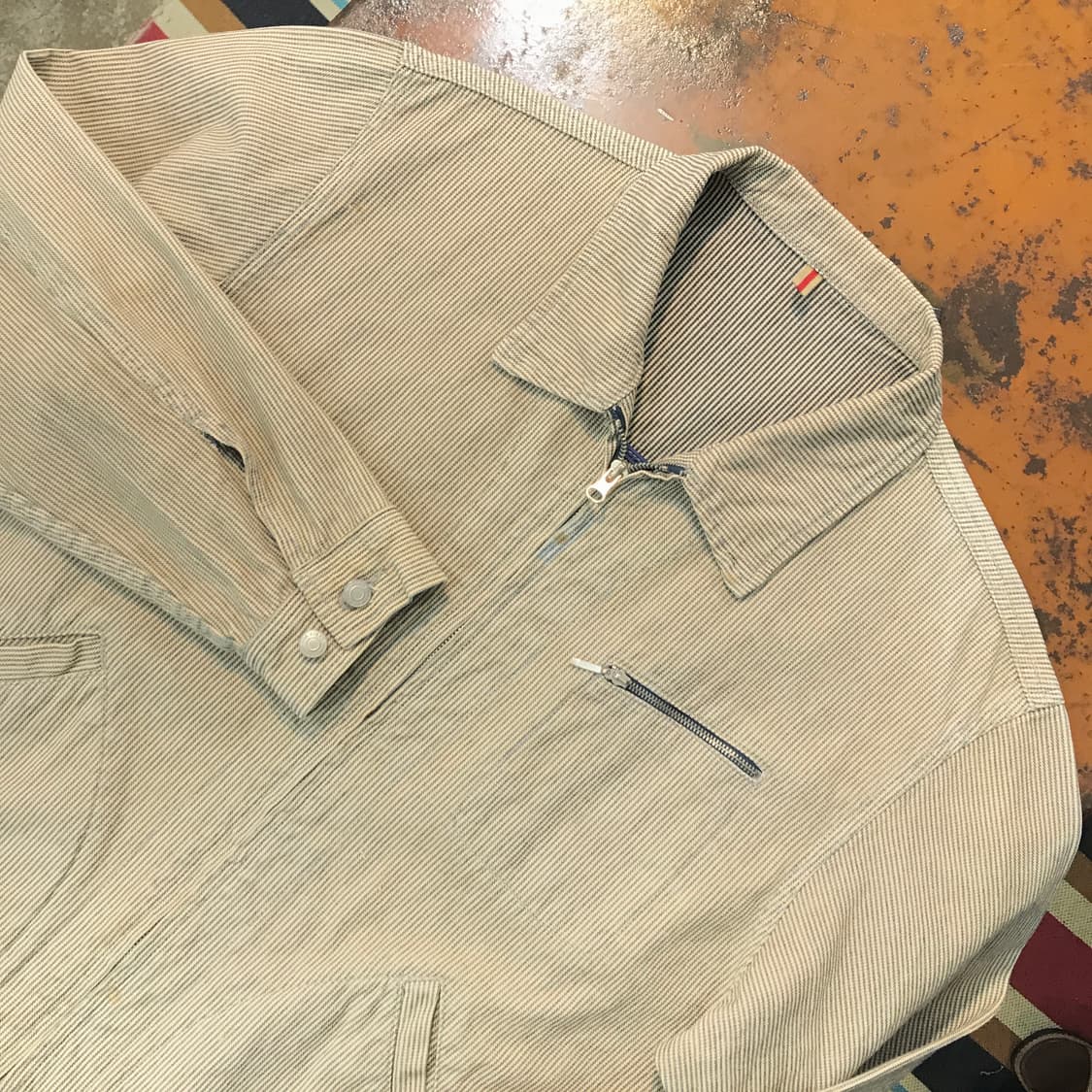 도그하우스 와바시 데님 블루종 자켓 남성 105 110 상품이미지2