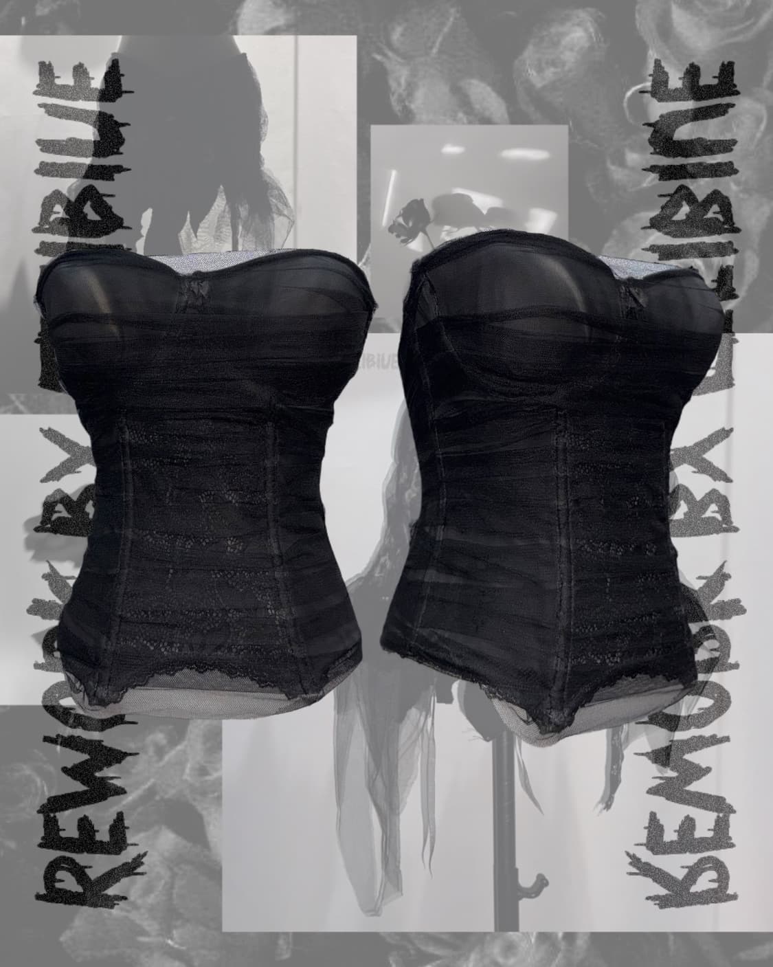 FEELBLUE REWORK 022 – Black Eden Corset 상품이미지7