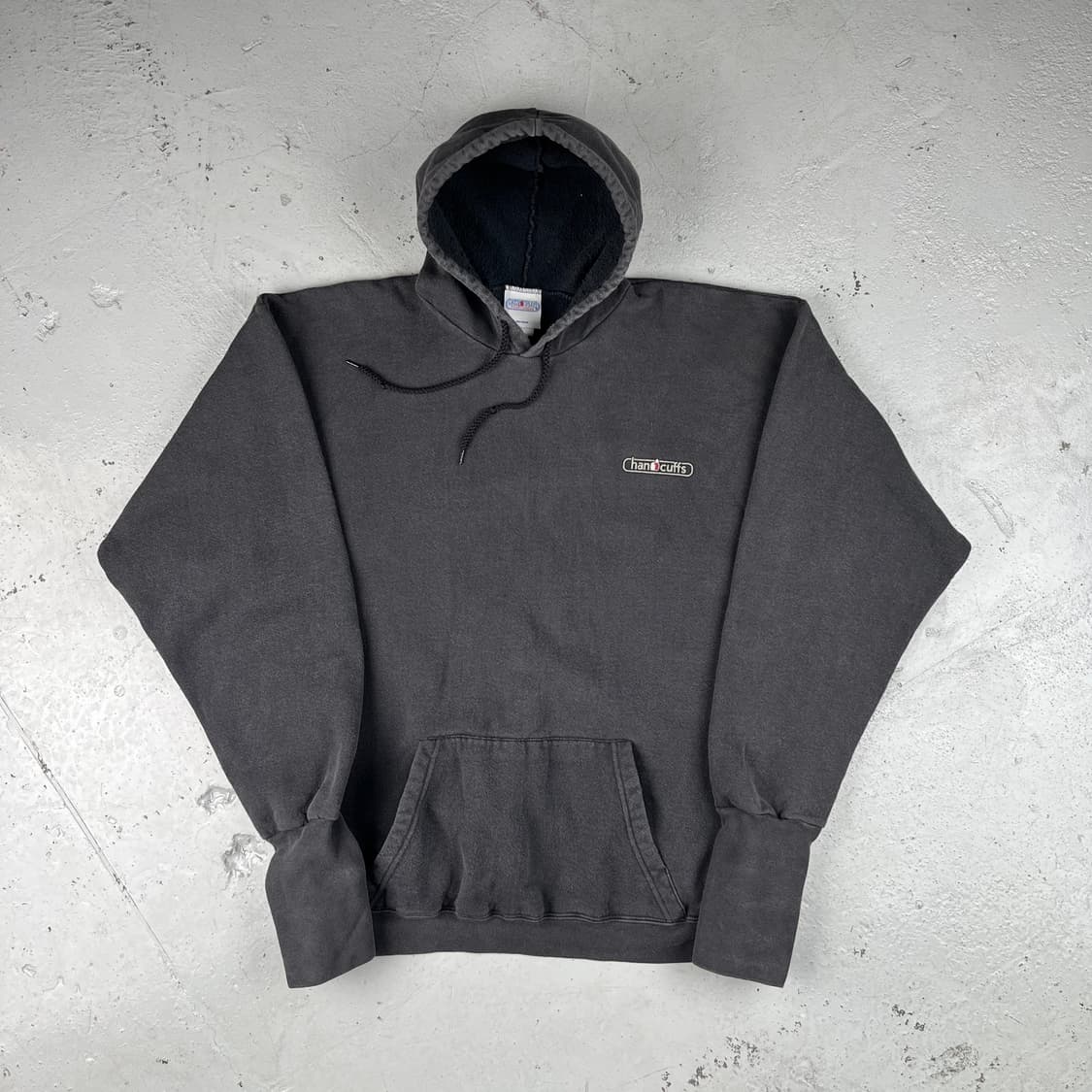 빈티지 핸드커프스 후디 블랙 상품이미지3