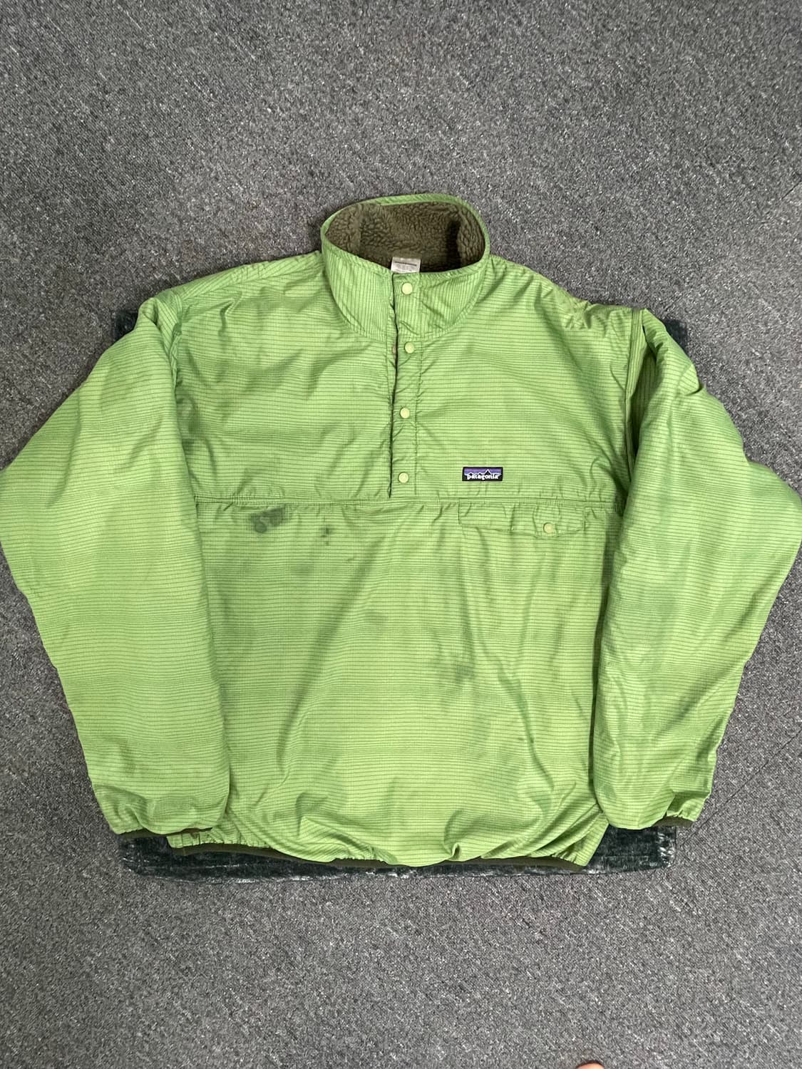 [L] 파타고니아 빈티지 글리세이드 스냅티 카키/그린 상품이미지5