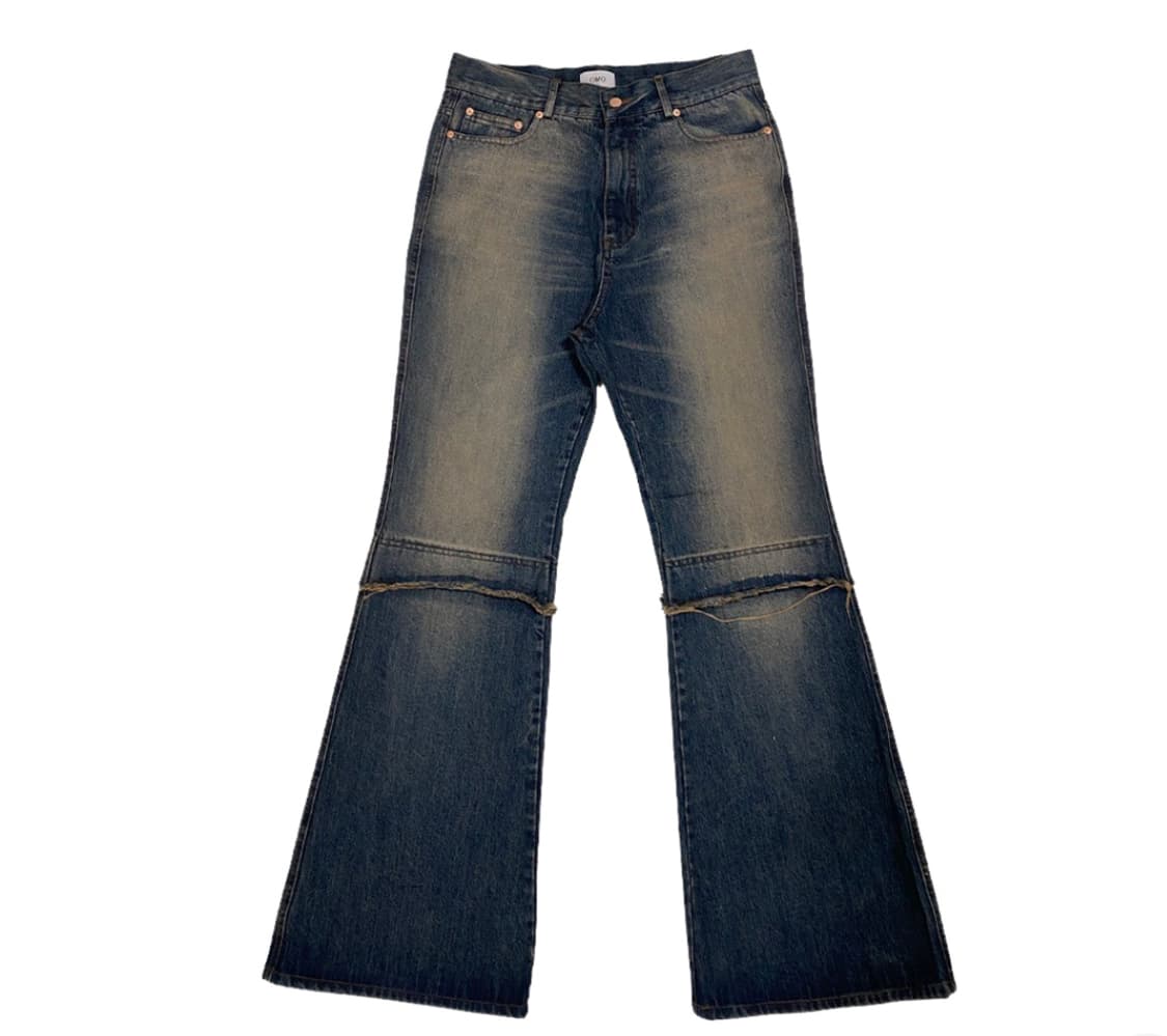 [2] omo service 레이어드 플레어진 머드블루 상품이미지1