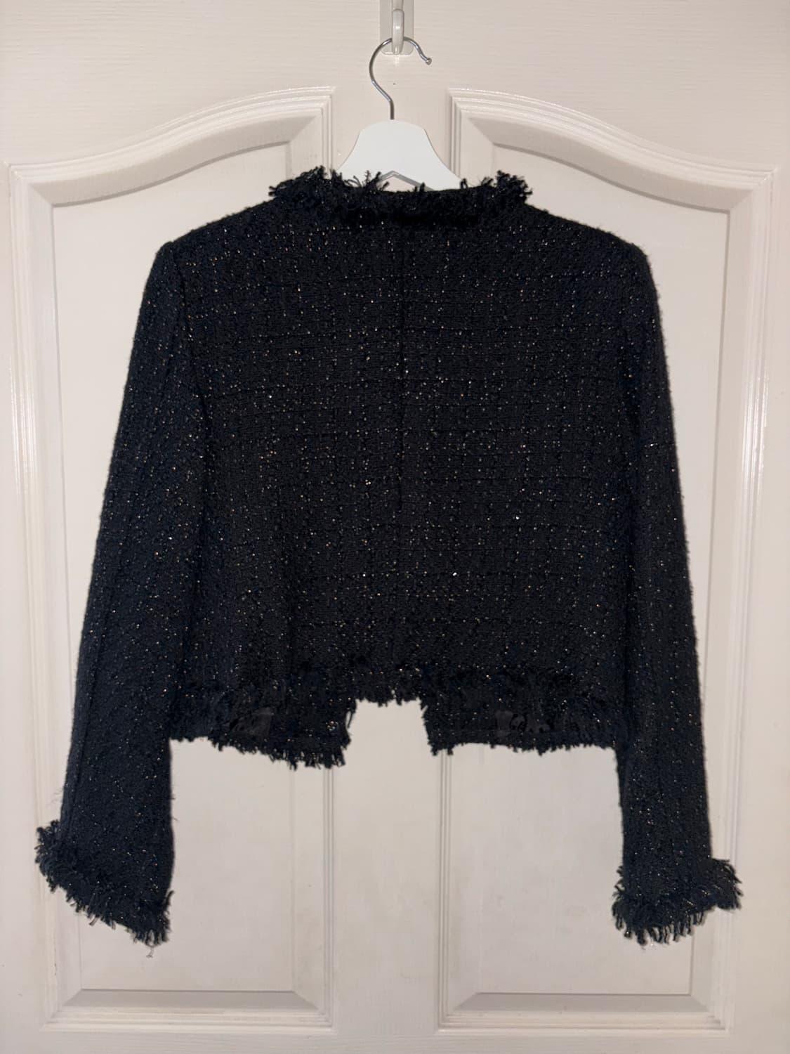 블랙 트위드 자켓 상품이미지4