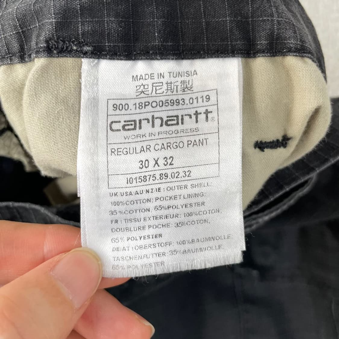 30X32 칼하트 레귤러카고 팬츠 바지 상품이미지5
