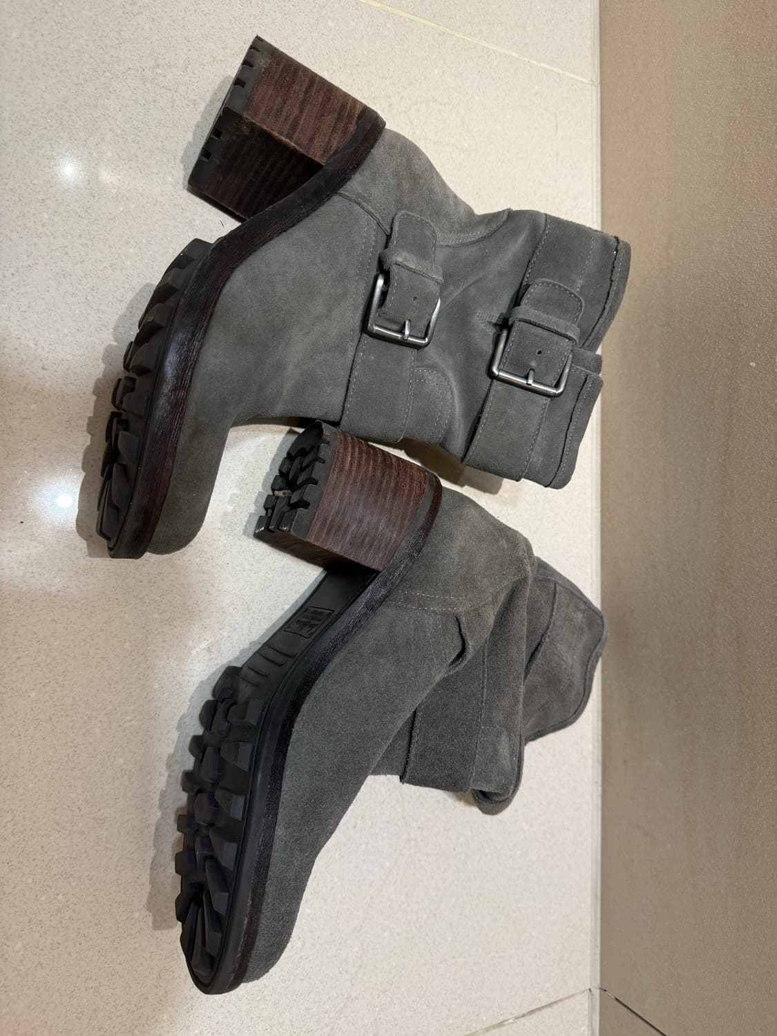 (상태최상) 샘에델만 스웨이드 앵클부츠 240 스튜어트와이츠먼 타임 마쥬 상품이미지2