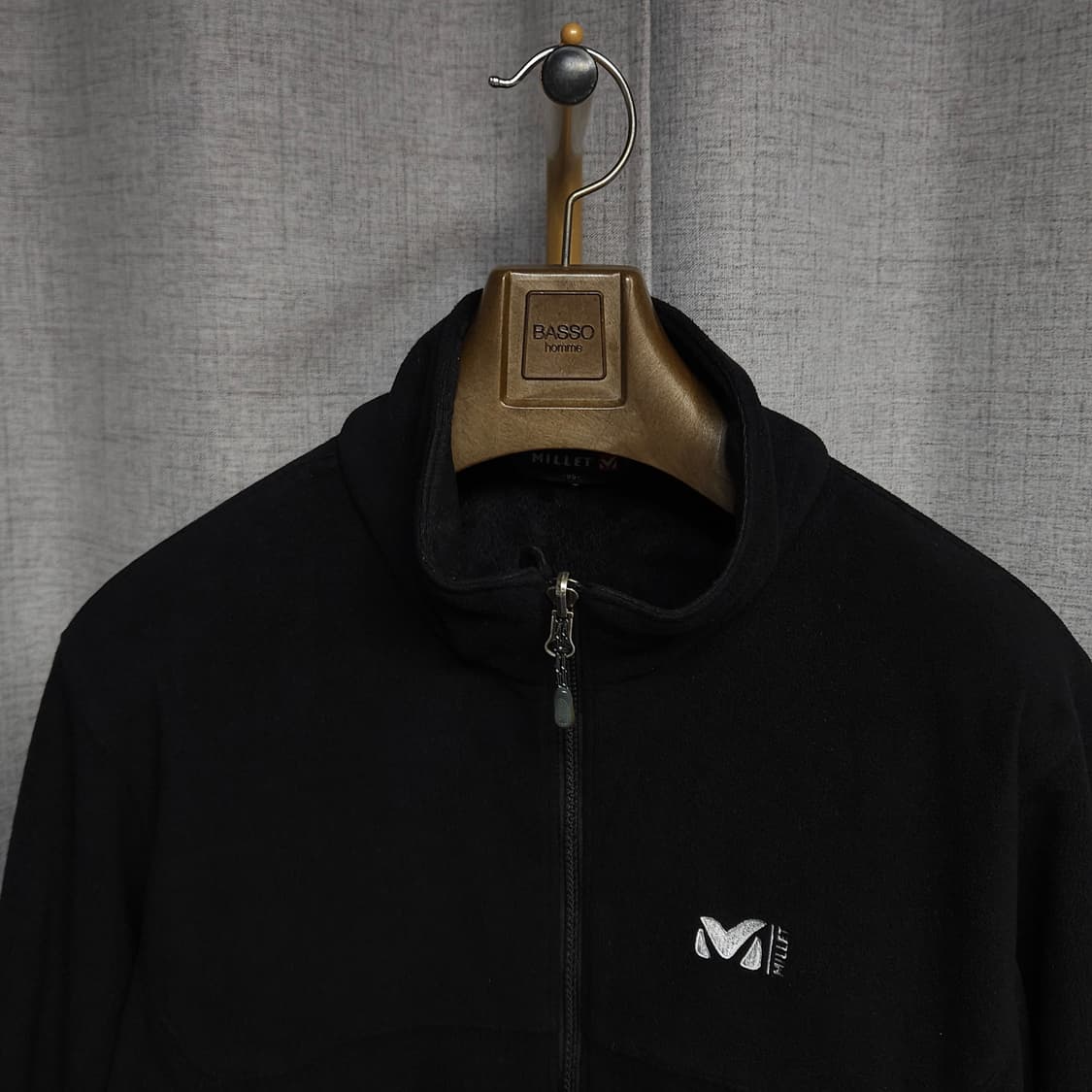 95-100 ) 밀레 남성 내피겸용 후리스 자켓 블랙 상품이미지2