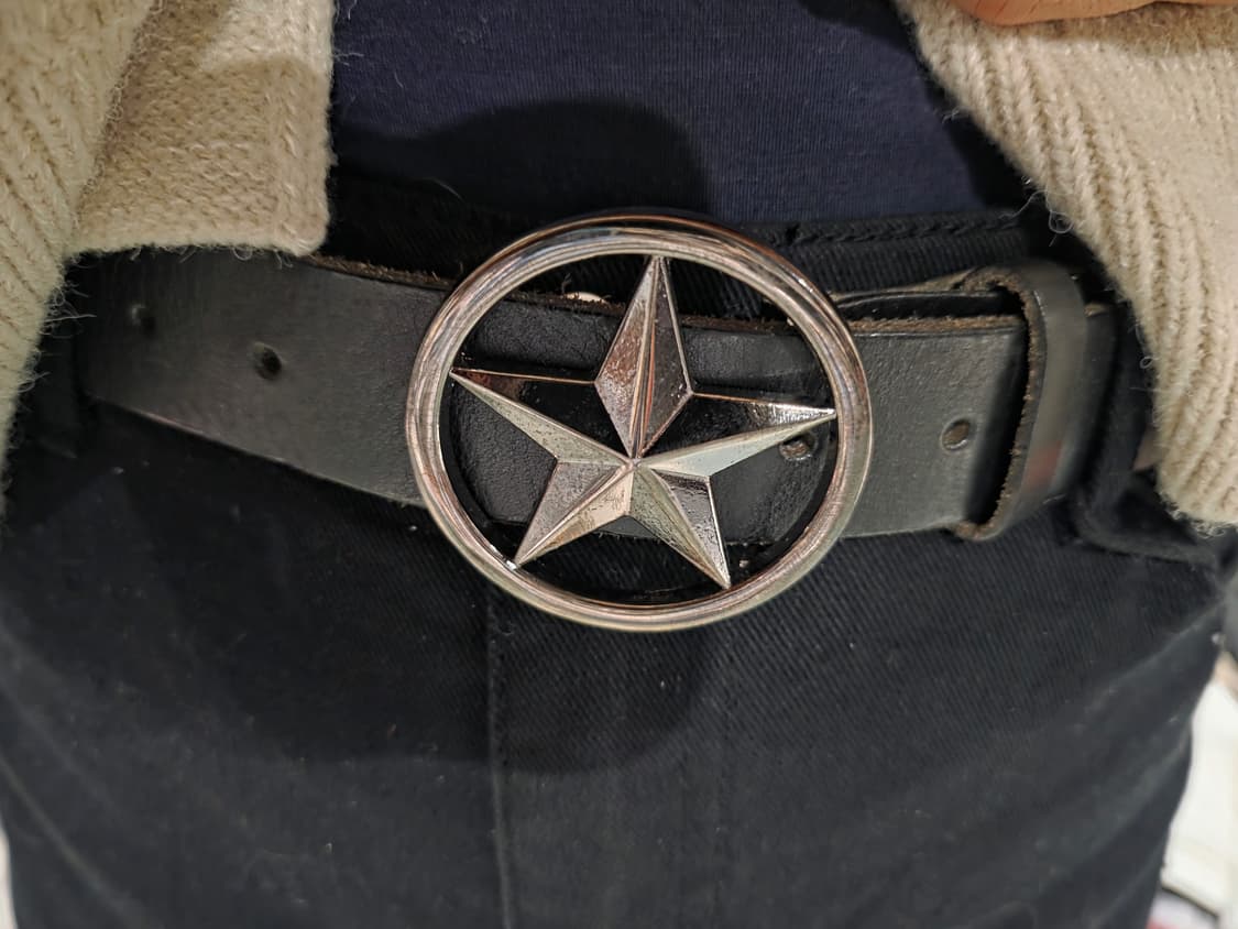 별 가죽벨트 상품이미지1