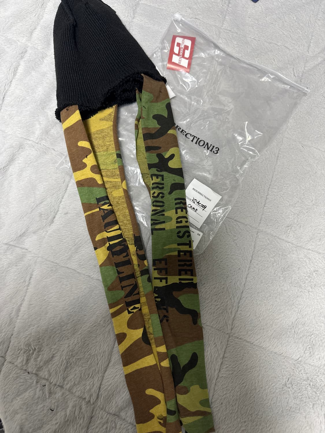 레저렉션13 비니 카모 상품이미지2