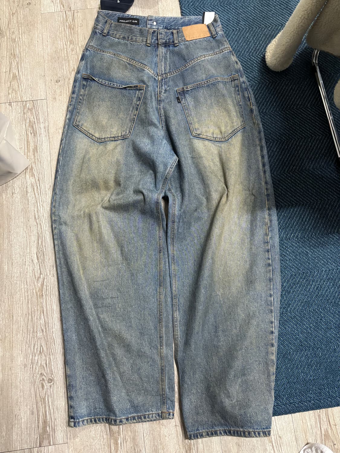 프로젝트 gr 백 워드 데님 팬츠 2사이즈 상품이미지1