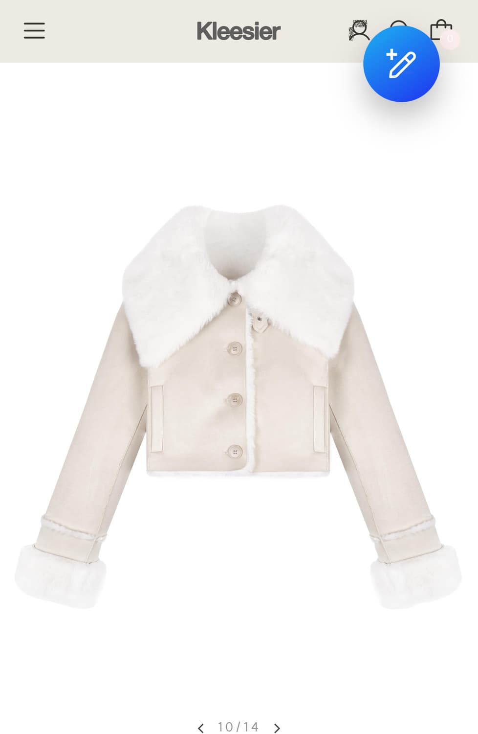 Kleesier 클리시어 크럼블 무스탕 상품이미지1