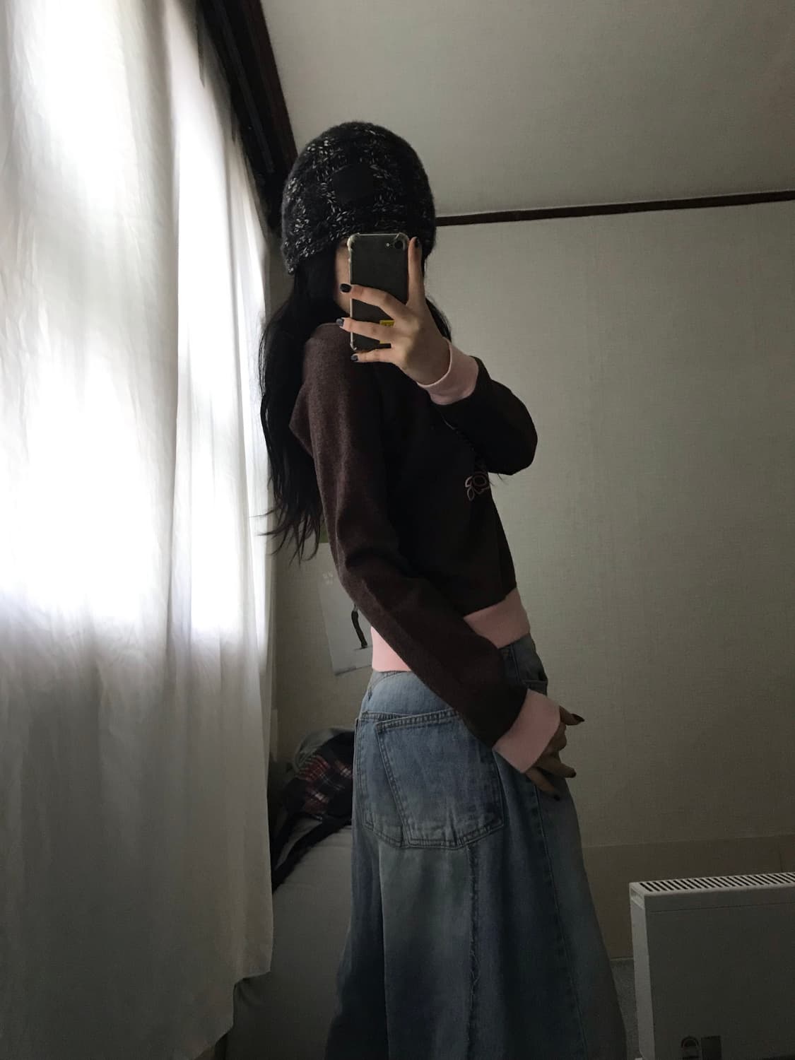 아디다스 00s 브라운 빅로고 맨투맨 상품이미지5