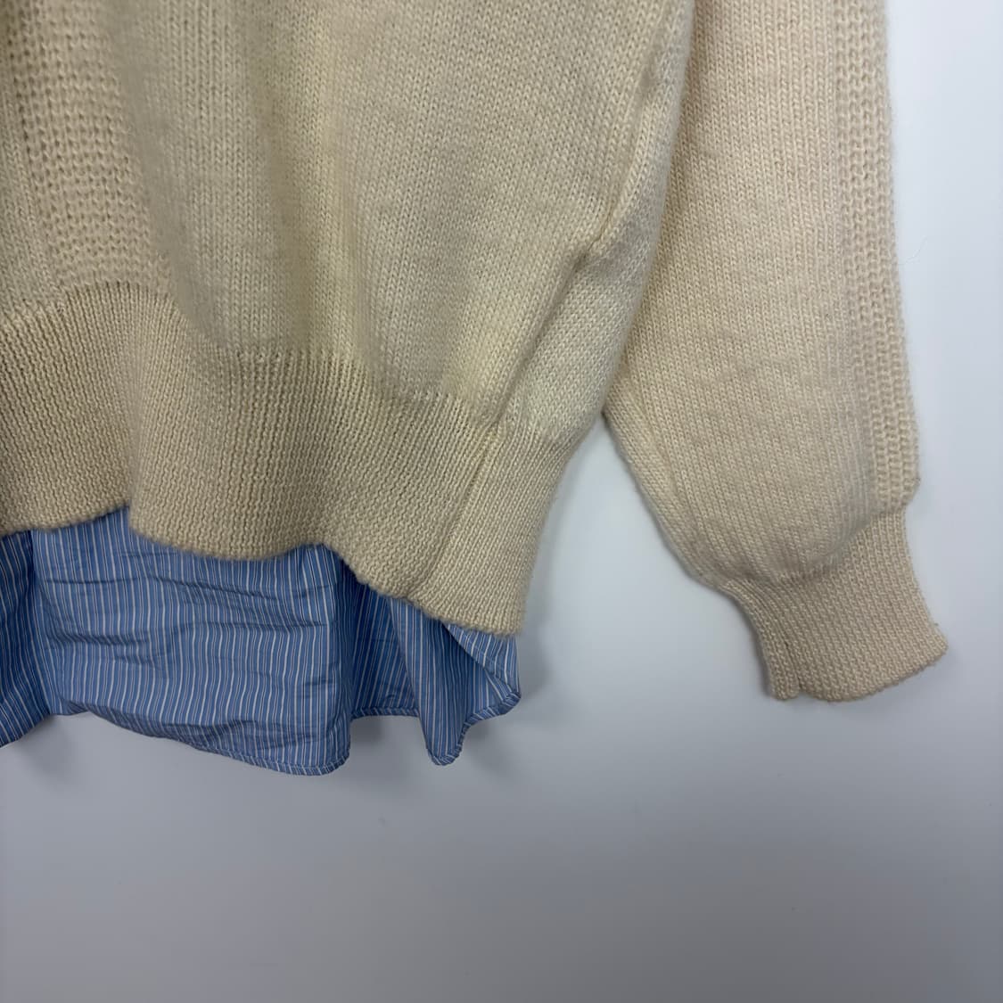 디가웰 digawel 도킹 니트 티셔츠 원피스 상품이미지5