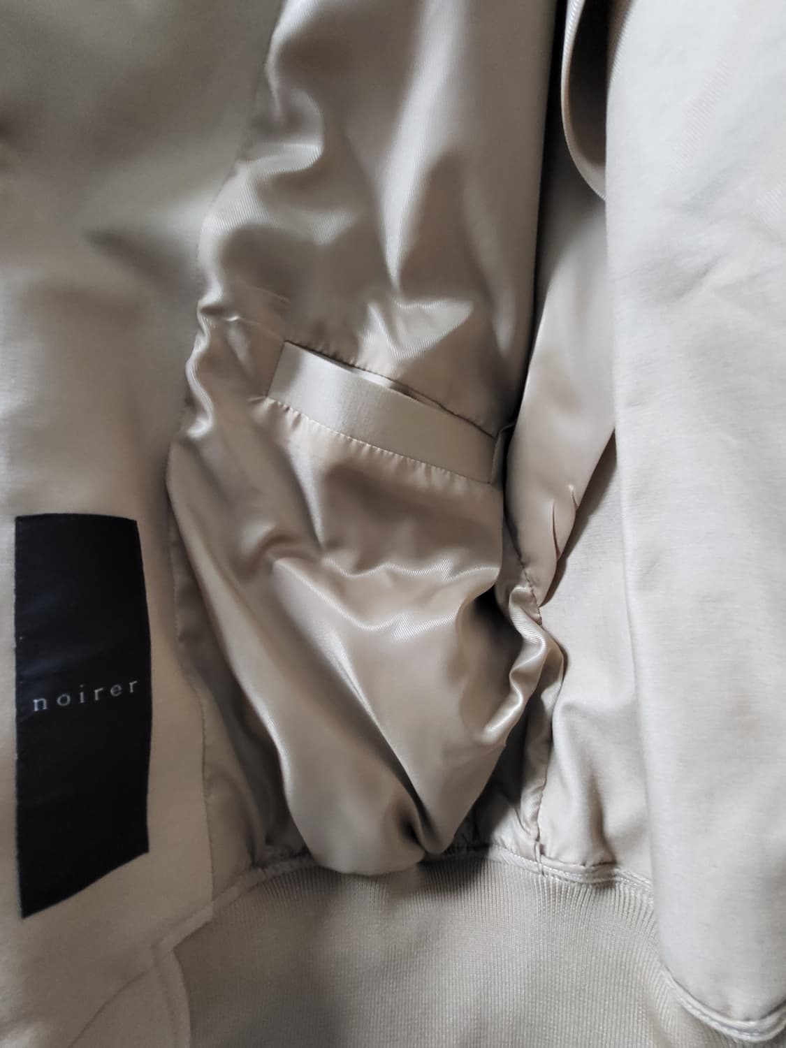 노이어 헤비 치노 오버핏 집업 블루종 상품이미지4