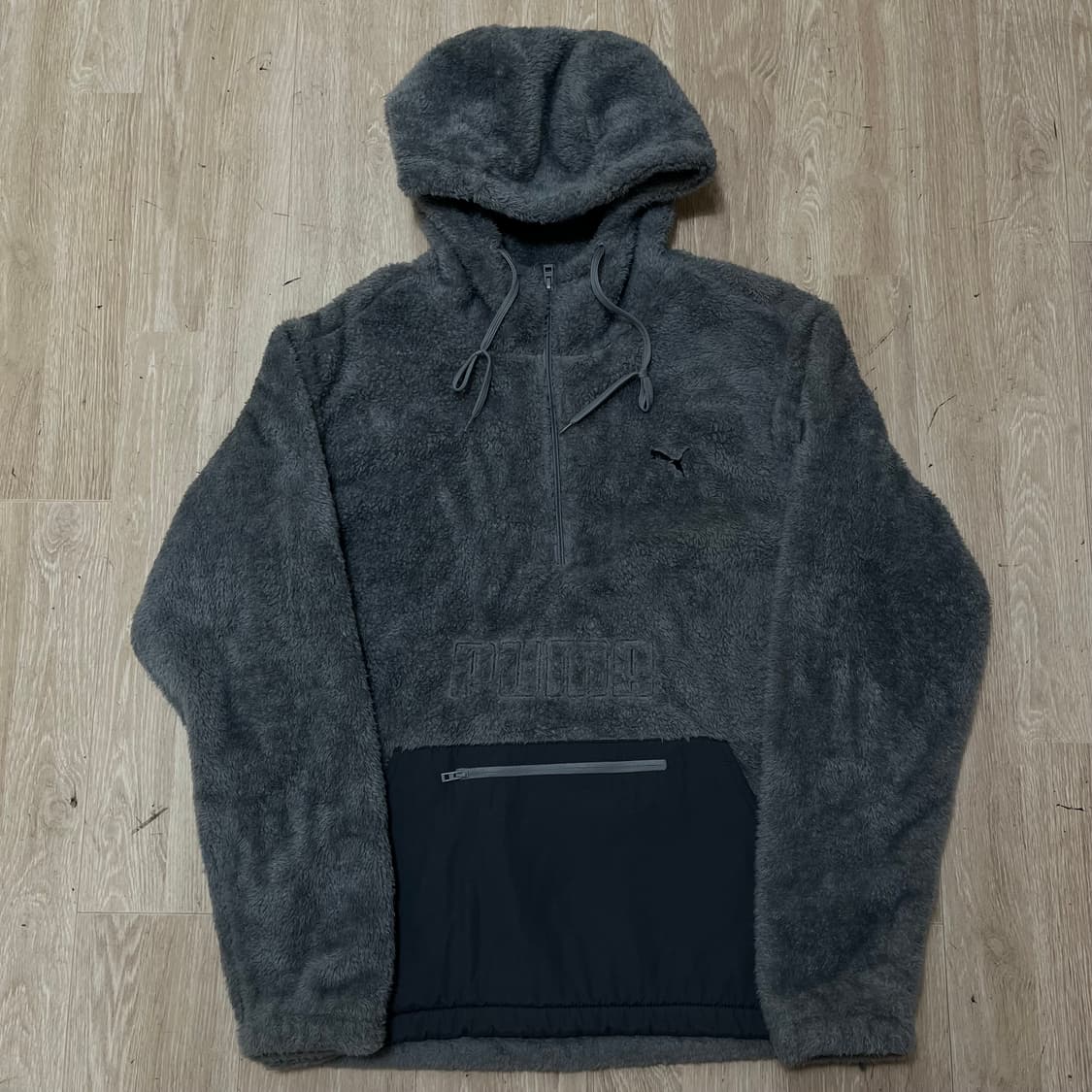 푸마 PUMA 후리스 하프집업 후드티 M(95) 상품이미지1