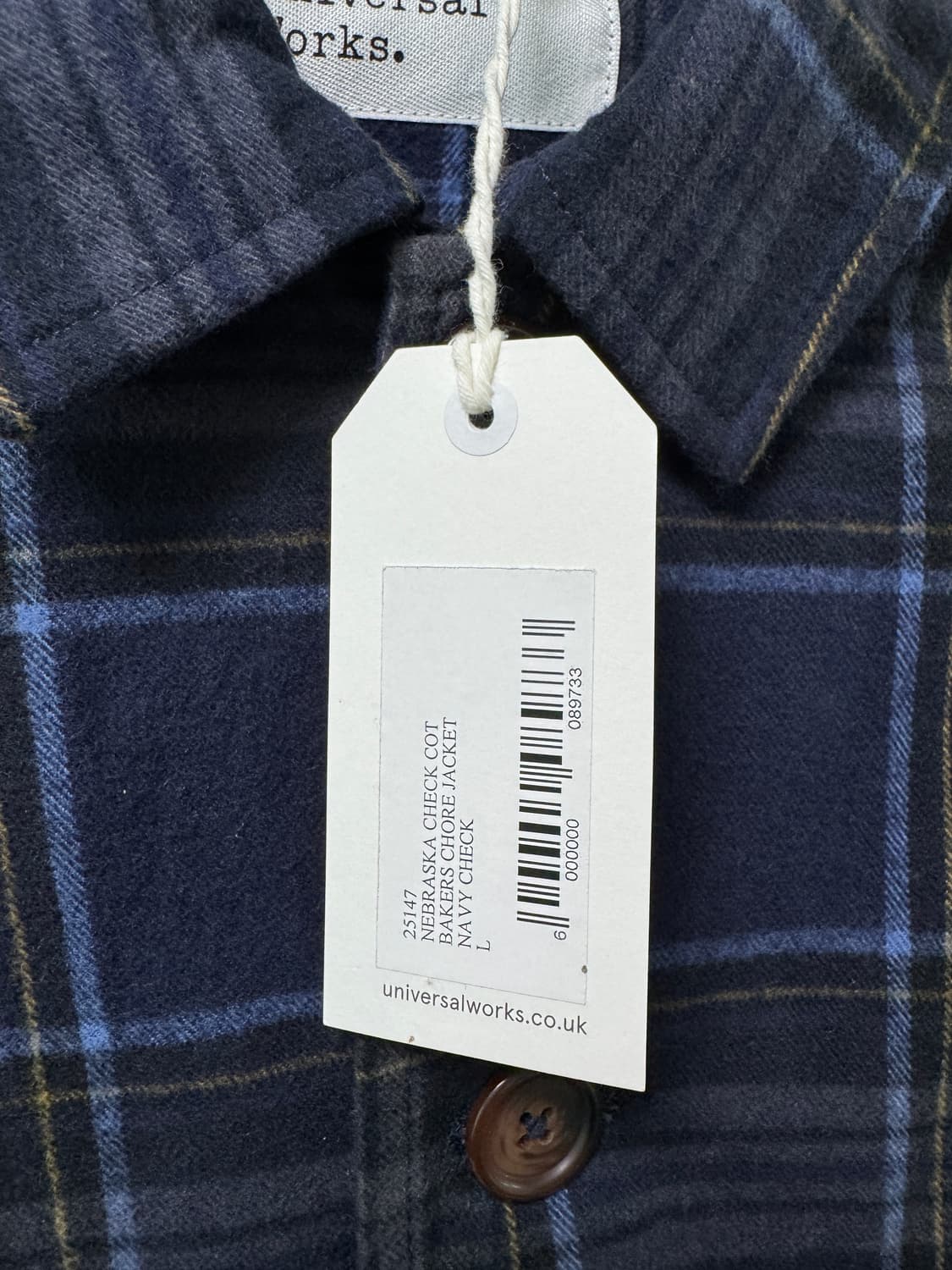 유니버셜웍스 Universal Works 코튼 플란넬 초어 자켓 L 상품이미지10